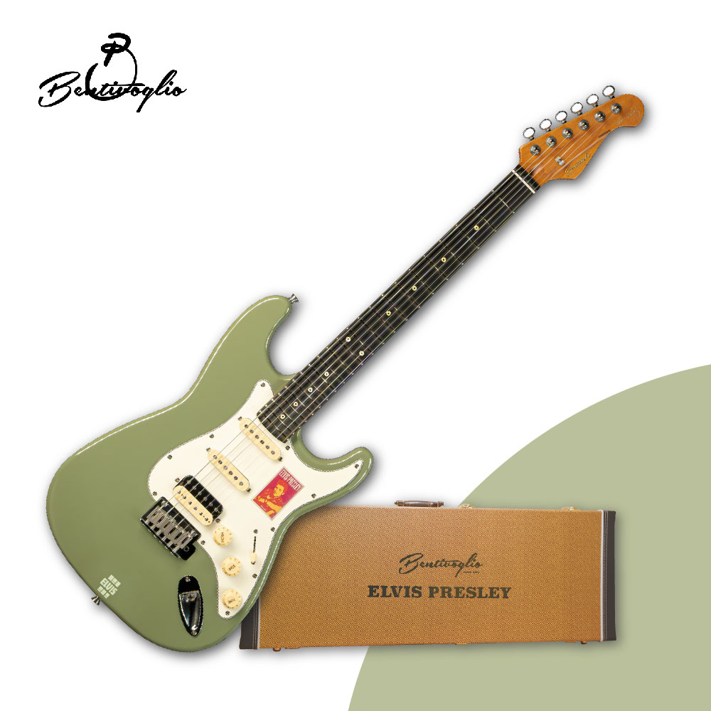 벤티볼리오 엘비스 프레슬리 시그니처 일렉기타 ES400H BG (브리티쉬 그린) 하드케이스 포함