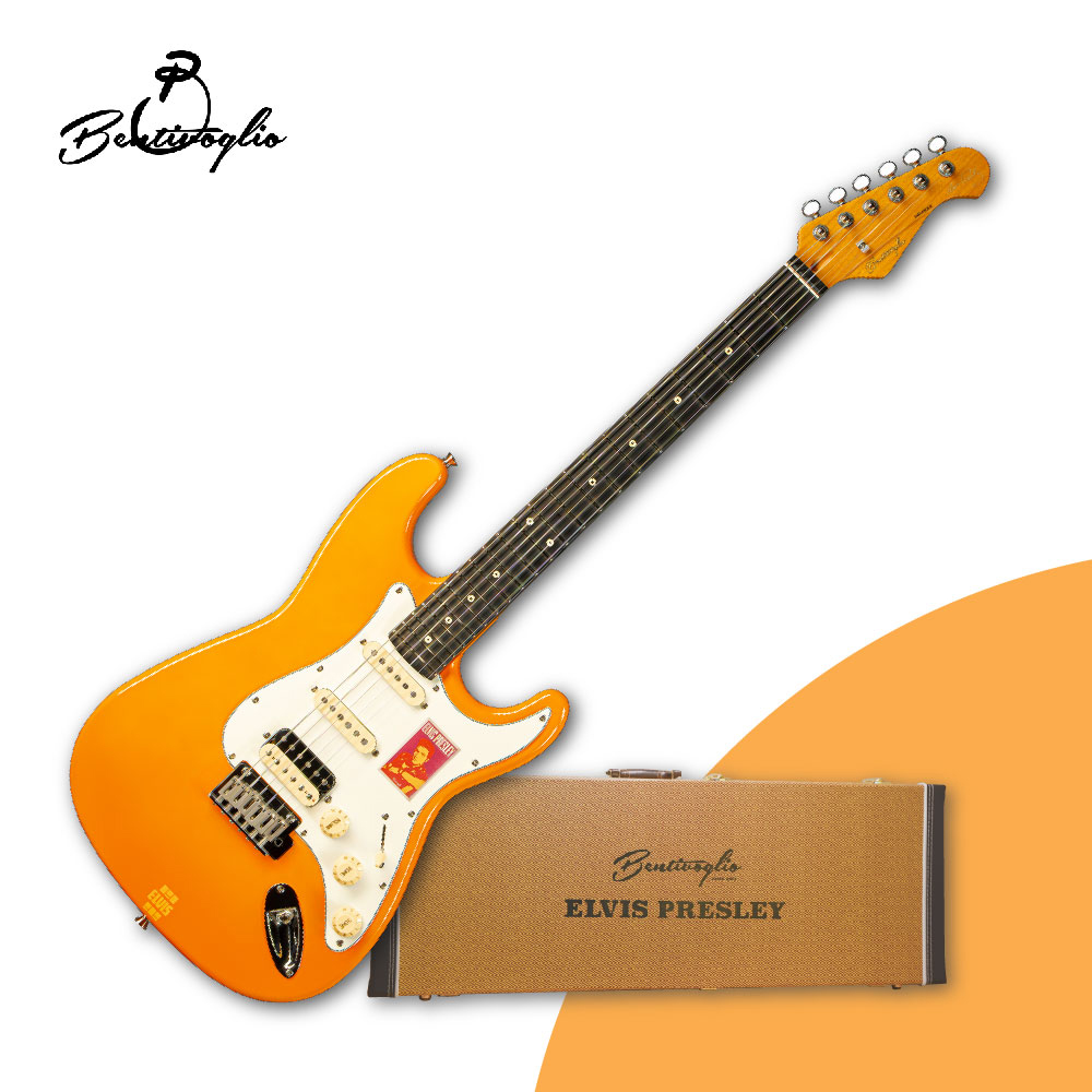 벤티볼리오 엘비스 프레슬리 시그니처 일렉기타 ES400H CO (코랄 오렌지) 하드케이스 포함