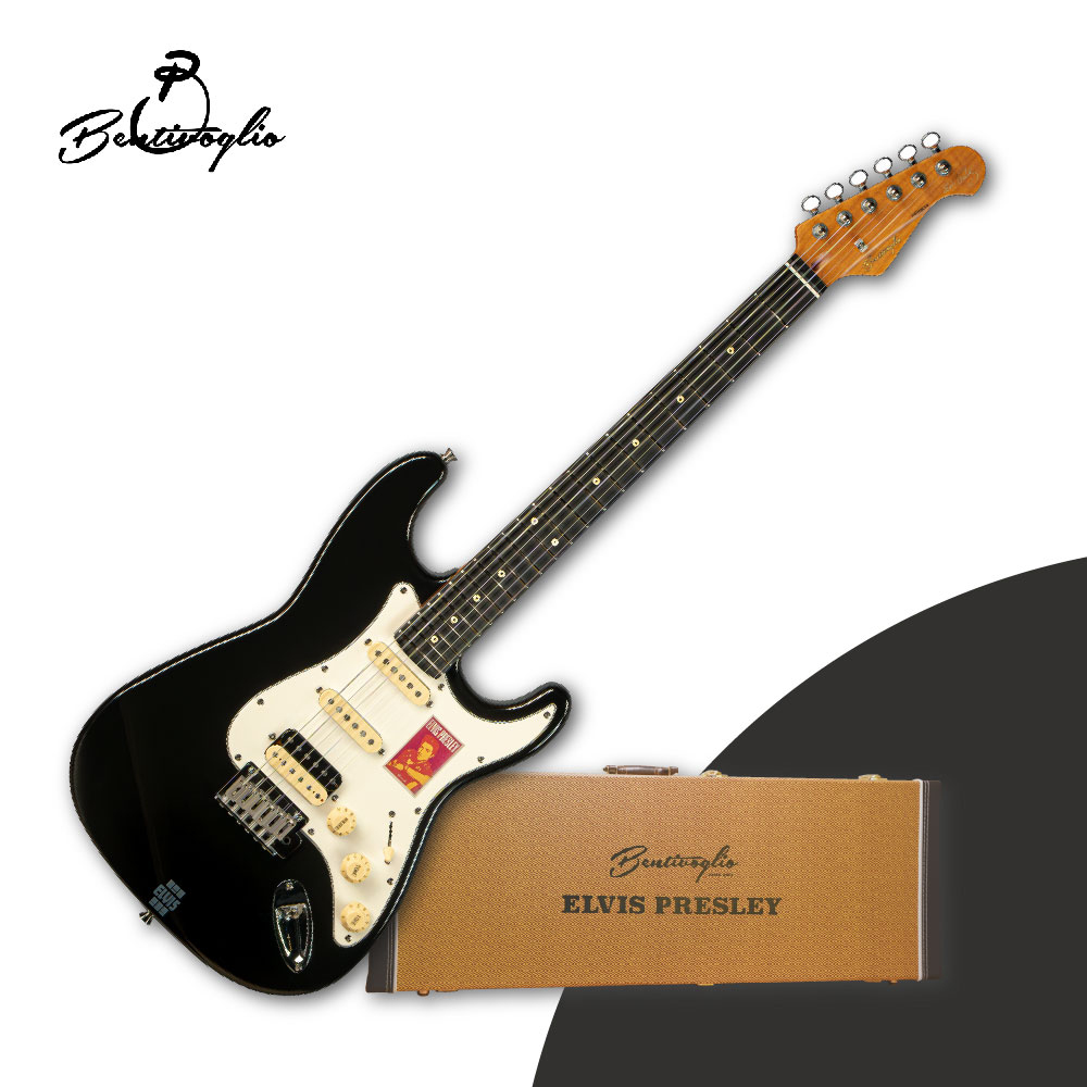 벤티볼리오 엘비스 프레슬리 시그니처 일렉기타 ES400H IB (잉크 블랙) 하드케이스 포함