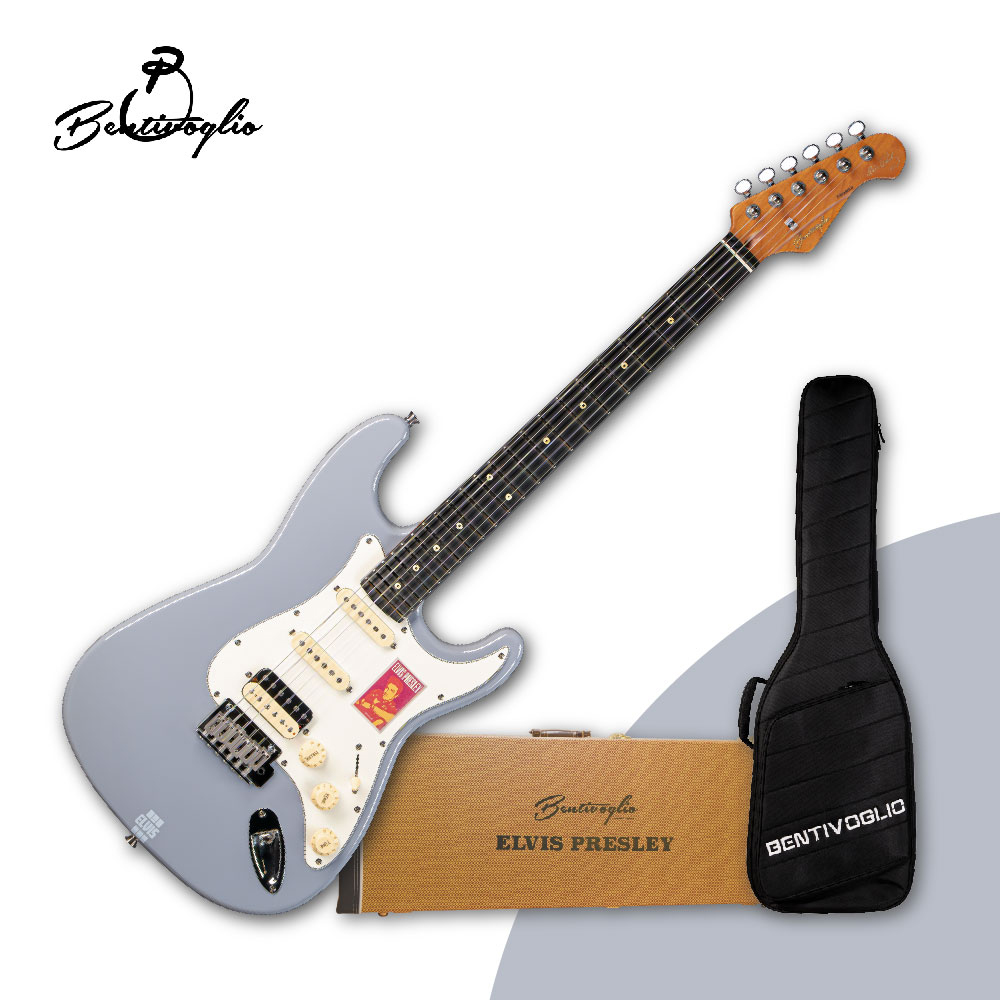 벤티볼리오 엘비스 프레슬리 시그니처 일렉기타 ES400H AG (아크틱 그레이) 플러스 에디션 하케+긱백