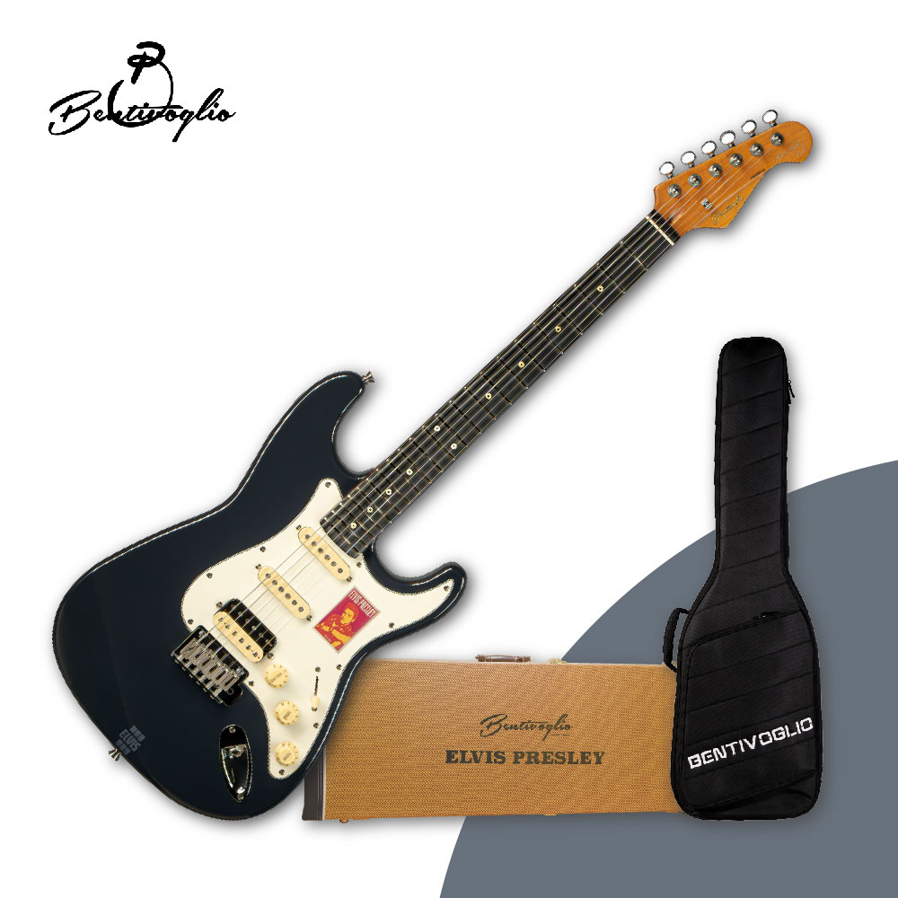 벤티볼리오 엘비스 프레슬리 시그니처 일렉기타 ES400H MN (미드나잇 네이비) 플러스 에디션 하케+긱백