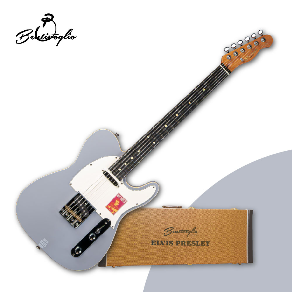 벤티볼리오 엘비스 프레슬리 시그니처 일렉기타 ET400S AG (아크틱 그레이) 하드케이스 포함