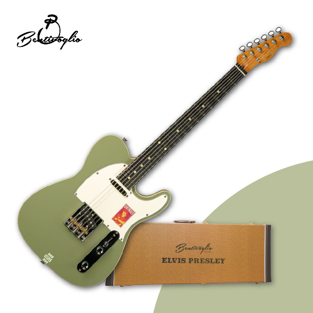 벤티볼리오 엘비스 프레슬리 시그니처 일렉기타 ET400S BG (브리티쉬 그린) 하드케이스 포함
