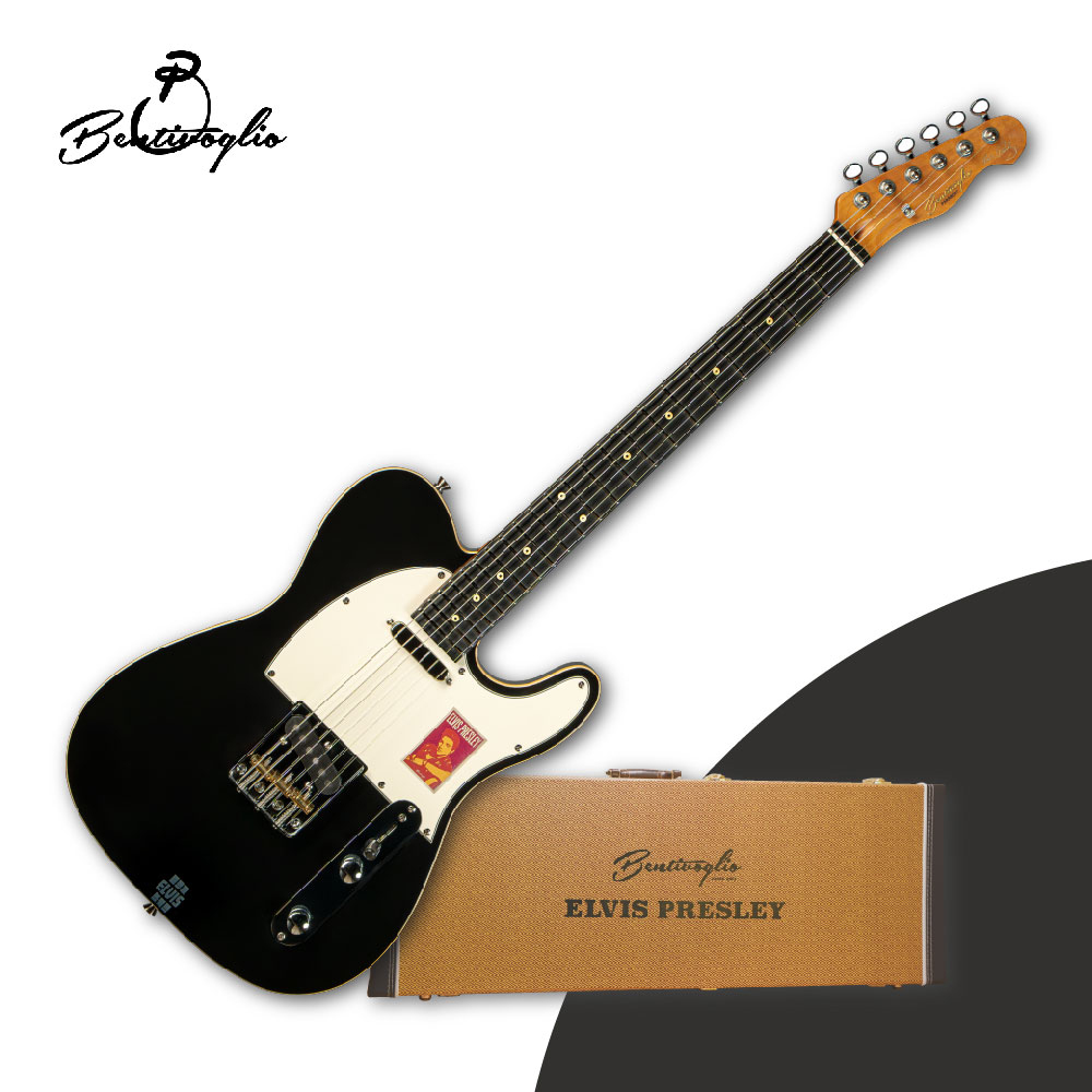벤티볼리오 엘비스 프레슬리 시그니처 일렉기타 ET400S IB (잉크 블랙) 하드케이스 포함