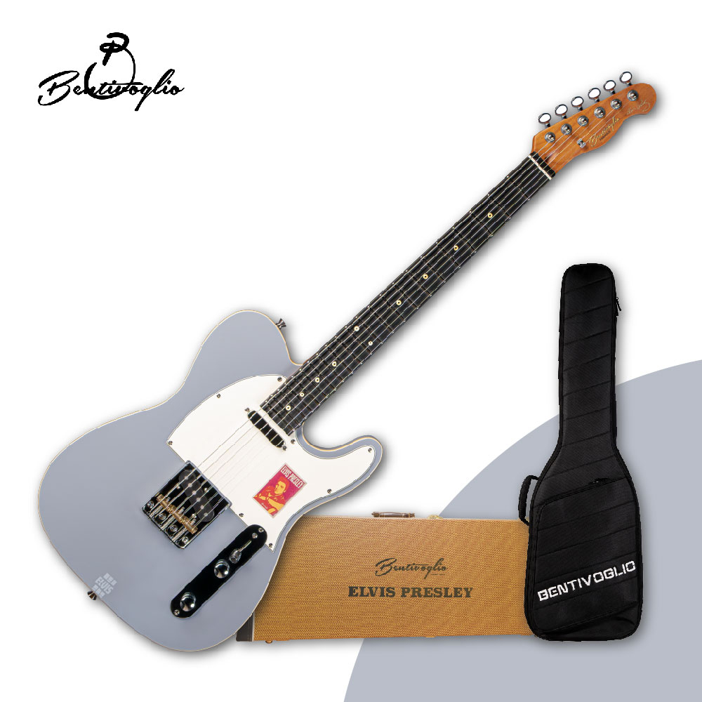 벤티볼리오 엘비스 프레슬리 시그니처 일렉기타 ET400S AG (아크틱 그레이) 플러스 에디션 하케+긱백