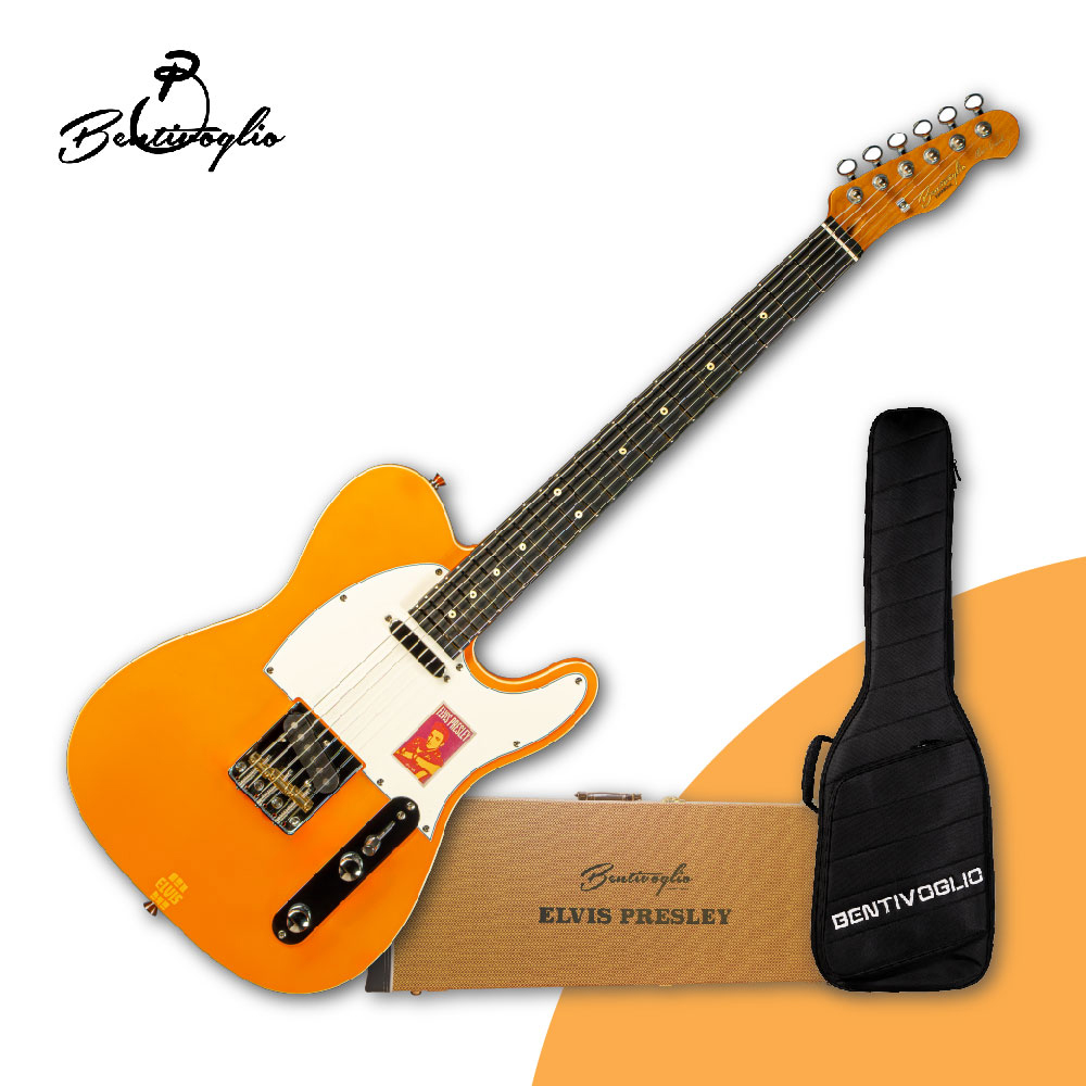 벤티볼리오 엘비스 프레슬리 시그니처 일렉기타 ET400S CO (코랄 오렌지) 플러스 에디션 하케+긱백