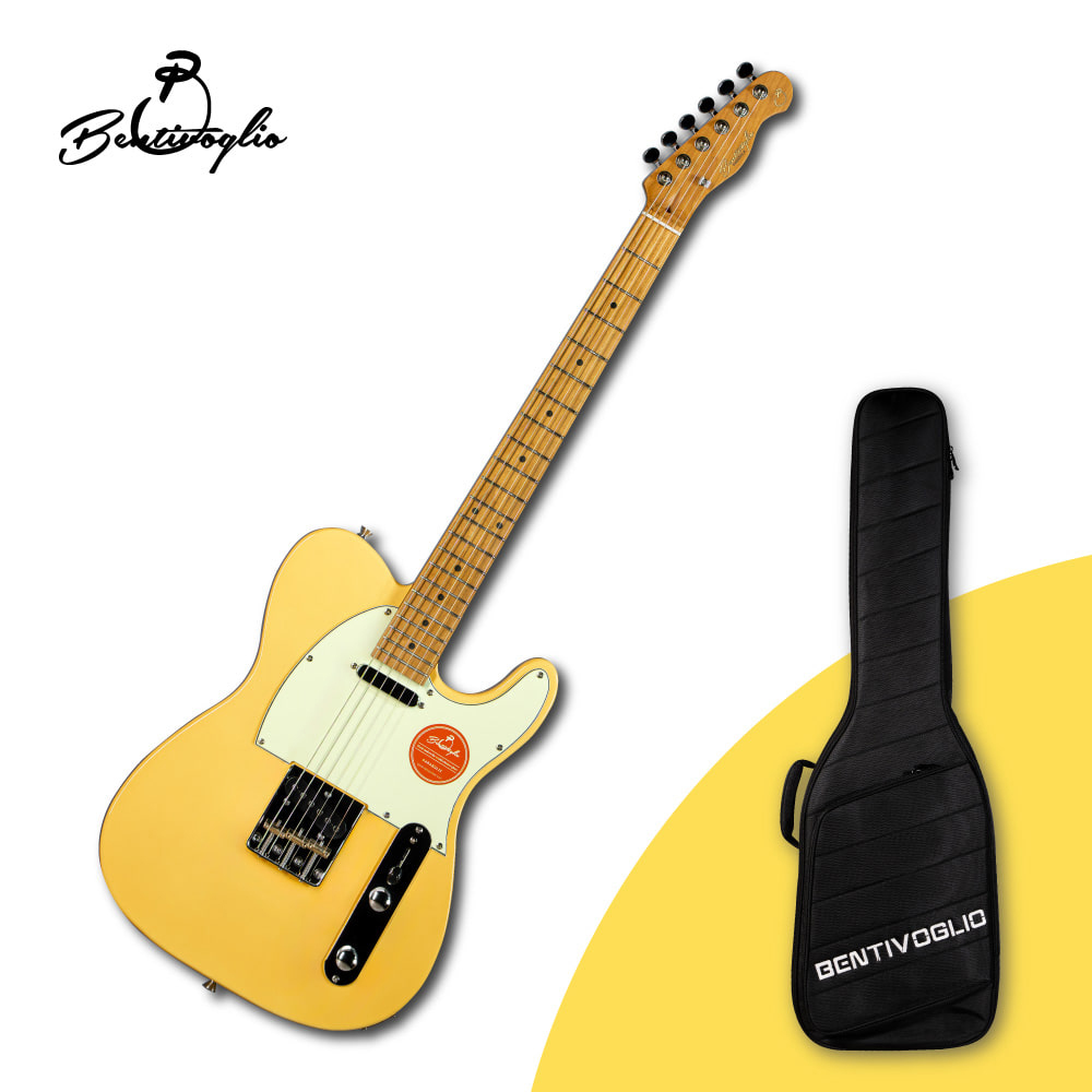 벤티볼리오 파라볼릭 텔레캐스터 입문용 일렉기타 PT200S BY (버터 옐로우)
