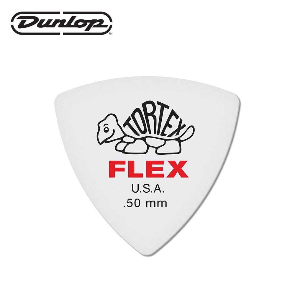 Dunlop 던롭 톨텍스 플렉스 삼각형 기타 피크 (TORTEX FLEX TRIANGLE)