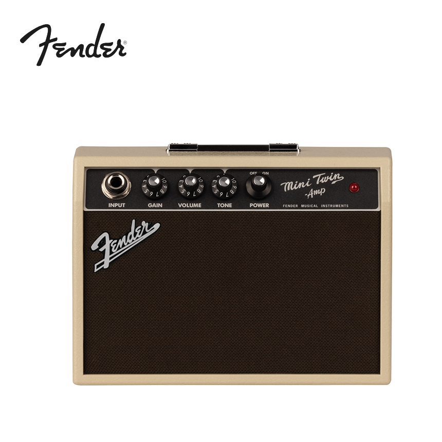 Fender 펜더 미니 65 트윈 앰프 블론드 1W 미니 기타 앰프 (MINI 65 Twin Amp Blonde)