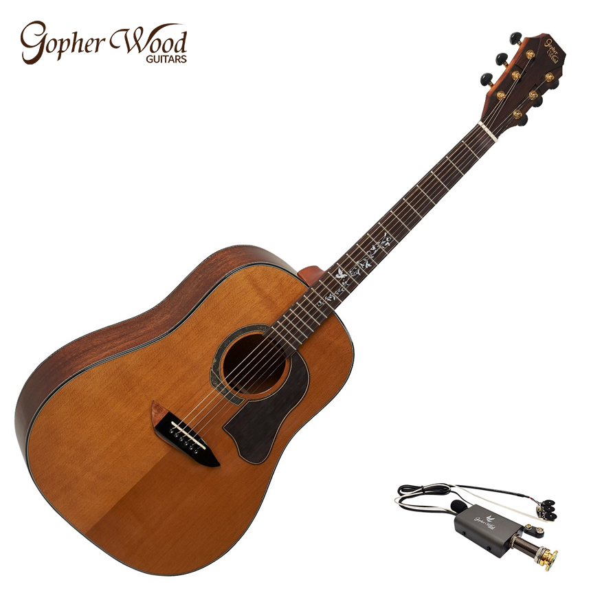 고퍼우드 올 솔리드 통기타 K750RE (픽업장착)