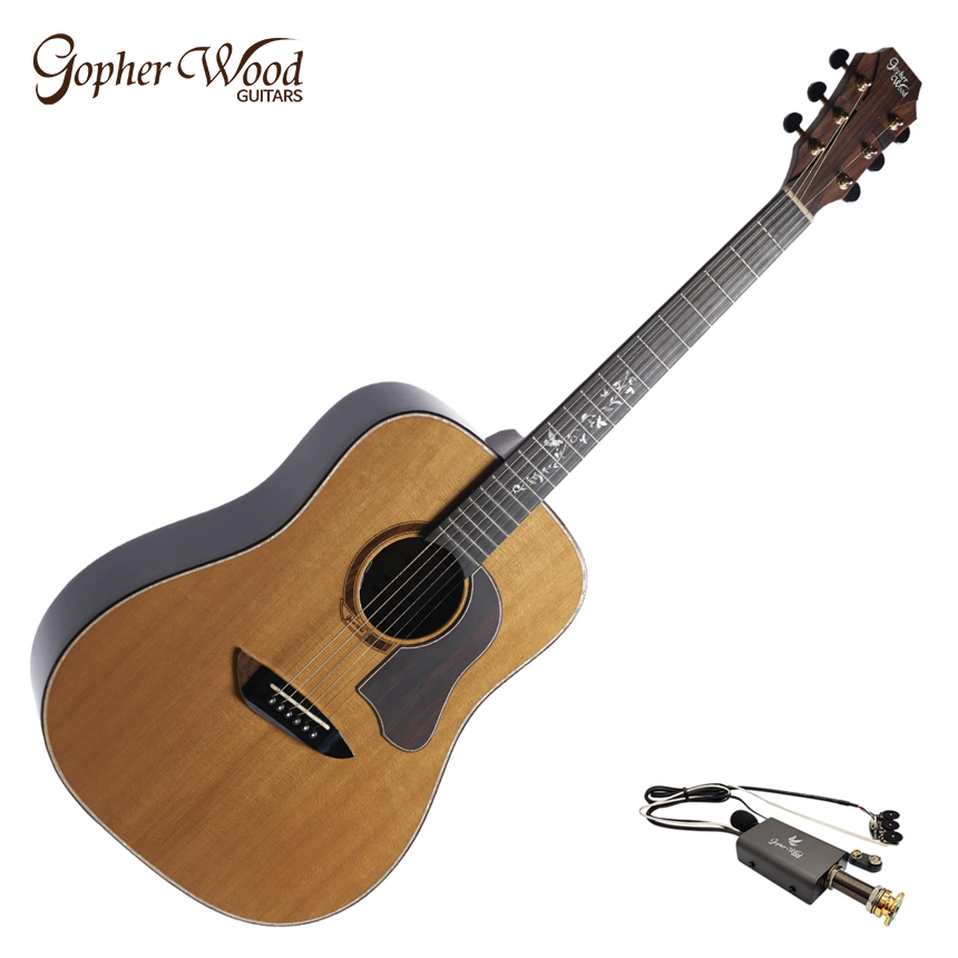 고퍼우드 올 솔리드 통기타 K800RE (픽업장착)