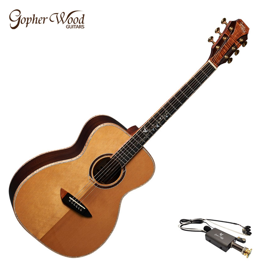 고퍼우드 올 솔리드 통기타 K910RE (픽업장착)
