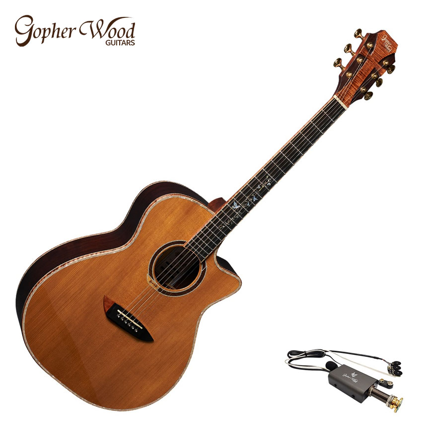 고퍼우드 올 솔리드 통기타 K930RCE (픽업장착)