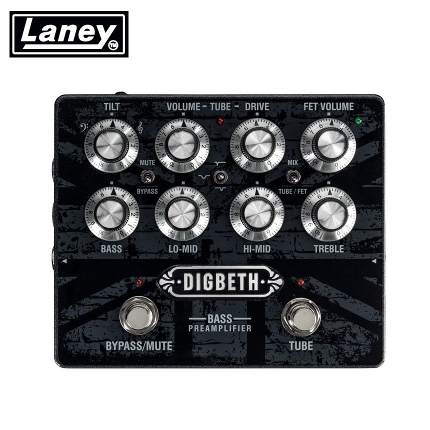 레이니 Laney DB-PRE 베이스 프리앰프 페달 (Digbeth Foundry 시리즈)
