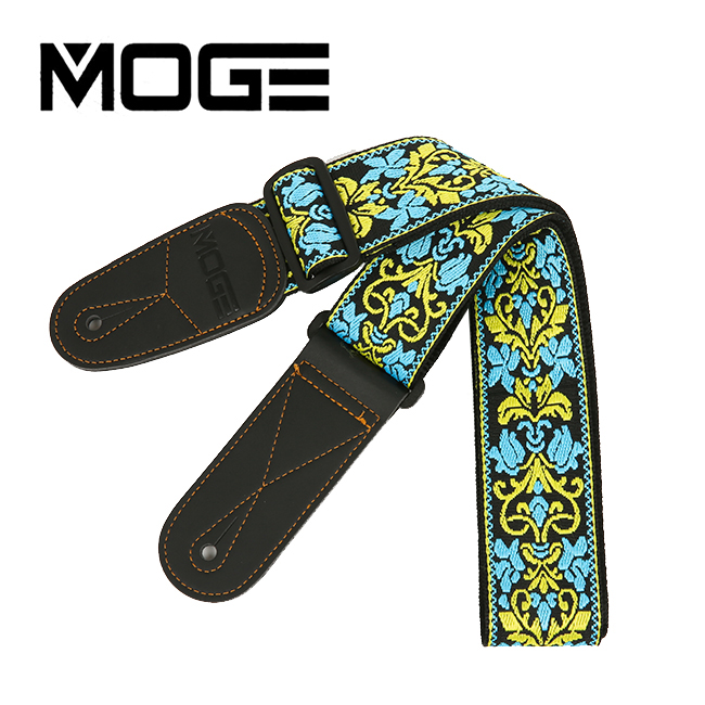 MOGE MG09 스트랩 - Peacock Blue 모그 기타 & 베이스용 스트랩