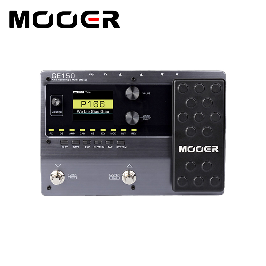 MOOER 무어 GE150 앰프모델링, 기타 멀티이펙터