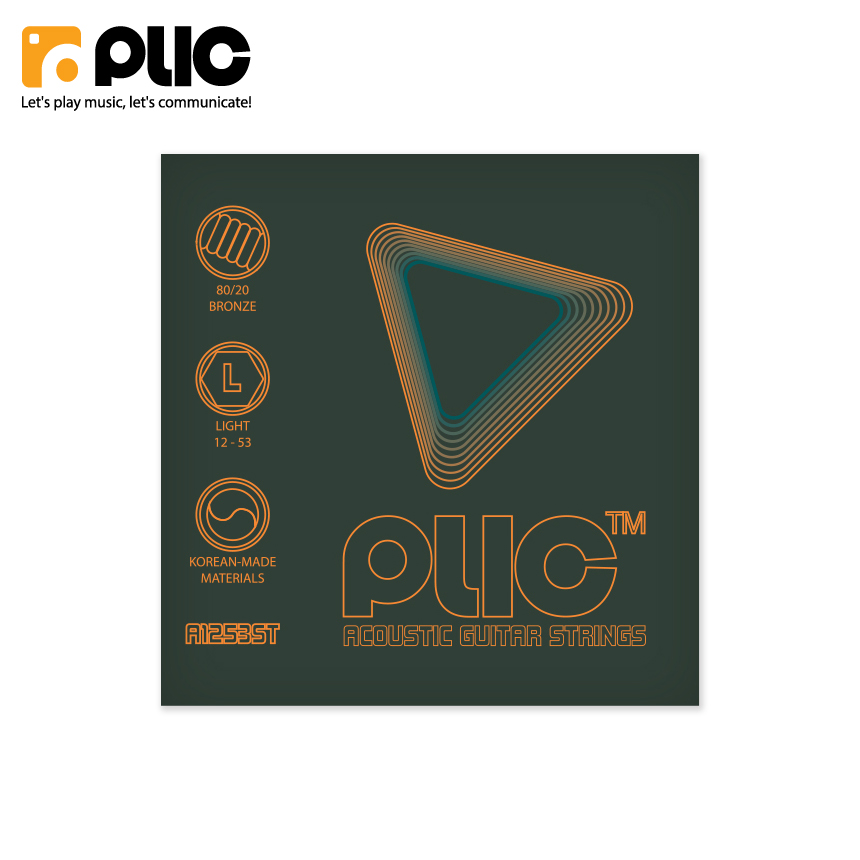 PLIC 플릭 스탠다드 시리즈 통기타 어쿠스틱 기타 스트링 012 053 (A 1253ST)