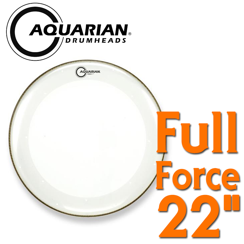 [★드럼채널★] Aquarian Full Force 22" 베이스 드럼 헤드 /FB22