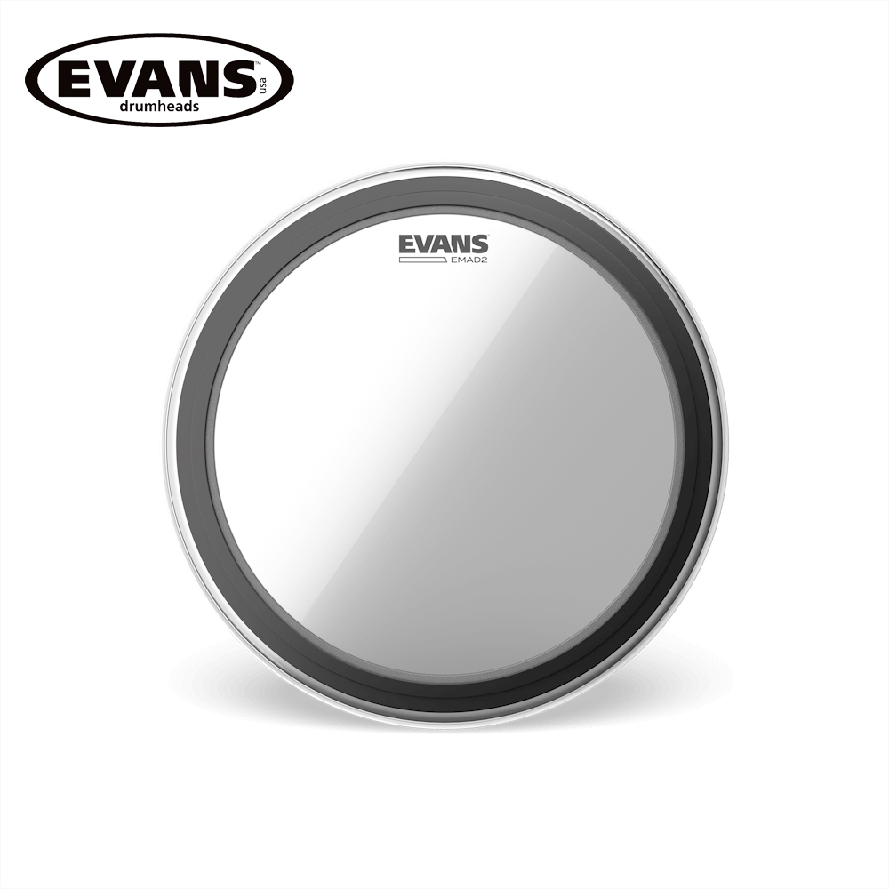 Evans EMAD2 Clear 베이스 드럼 헤드 18-22"
