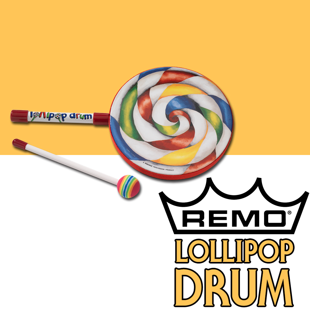 [★드럼채널★] Remo Lollipop Drum 6-8"  (롤리팝 드럼 , 프레임 드럼)