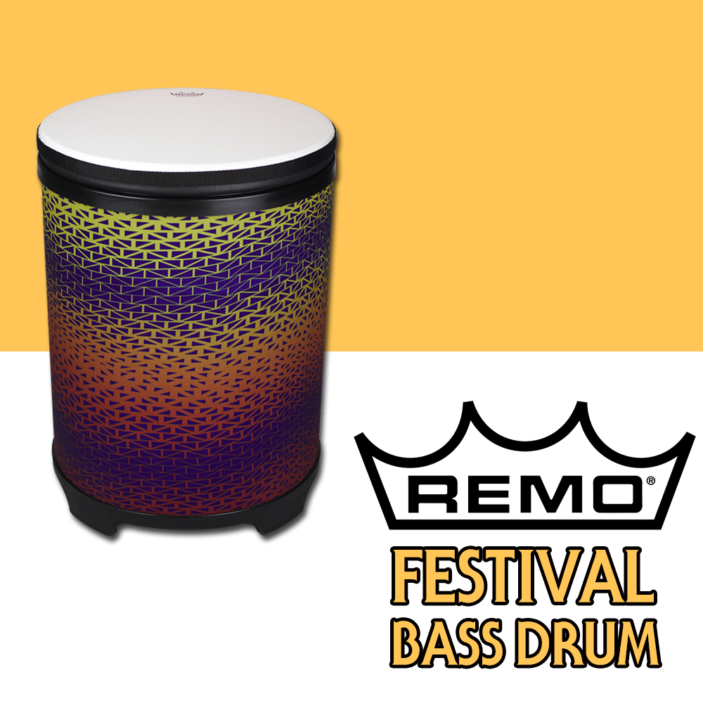 [★드럼채널★] Remo Festival Bass Drum Holi Magenta 14"