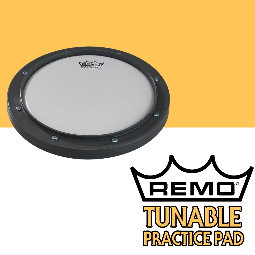 [★드럼채널★] Remo Tunable Practice Pad 8~10" (연습패드,실제 드럼헤드 장착,튜닝 및 헤드 교체 가능)