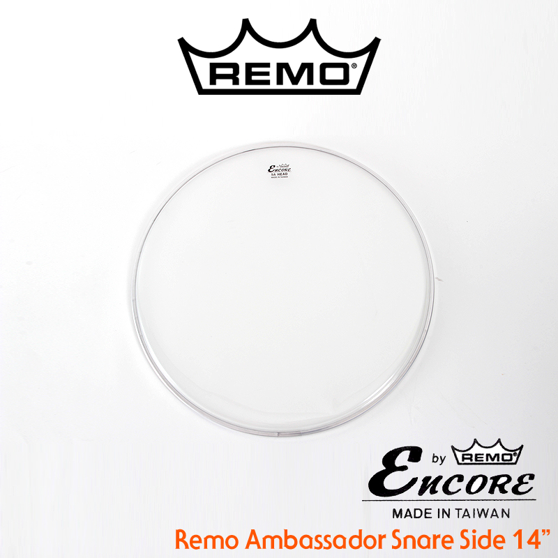 [★드럼채널★] REMO Encore Ambassador Snare Side 14" (스네어 하피)/ EN-0314-SA