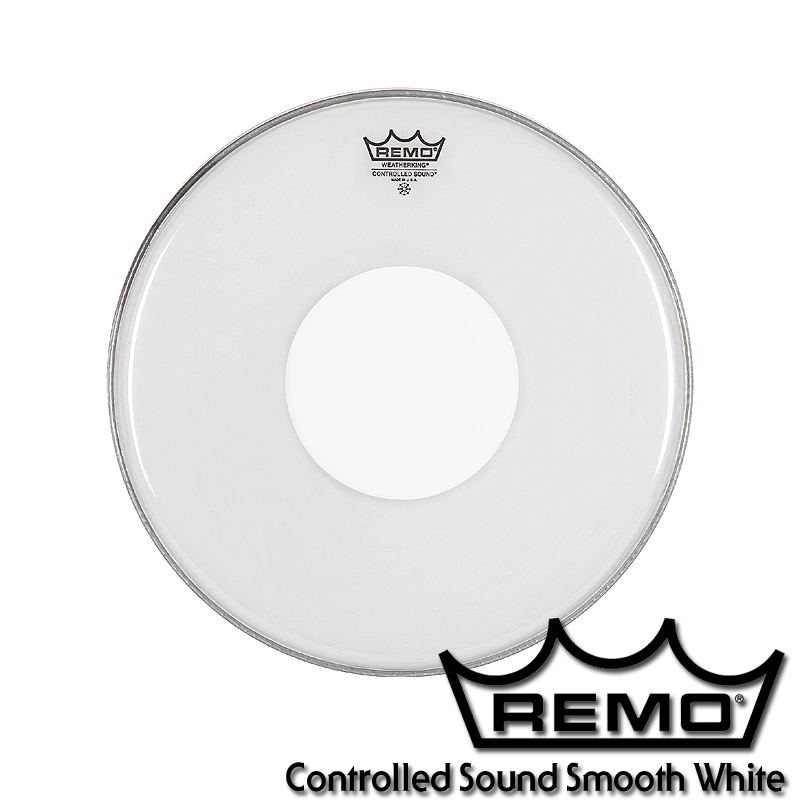 Remo 스네어헤드 14인치 컨트롤사운드 Smooth White CS-0214-00