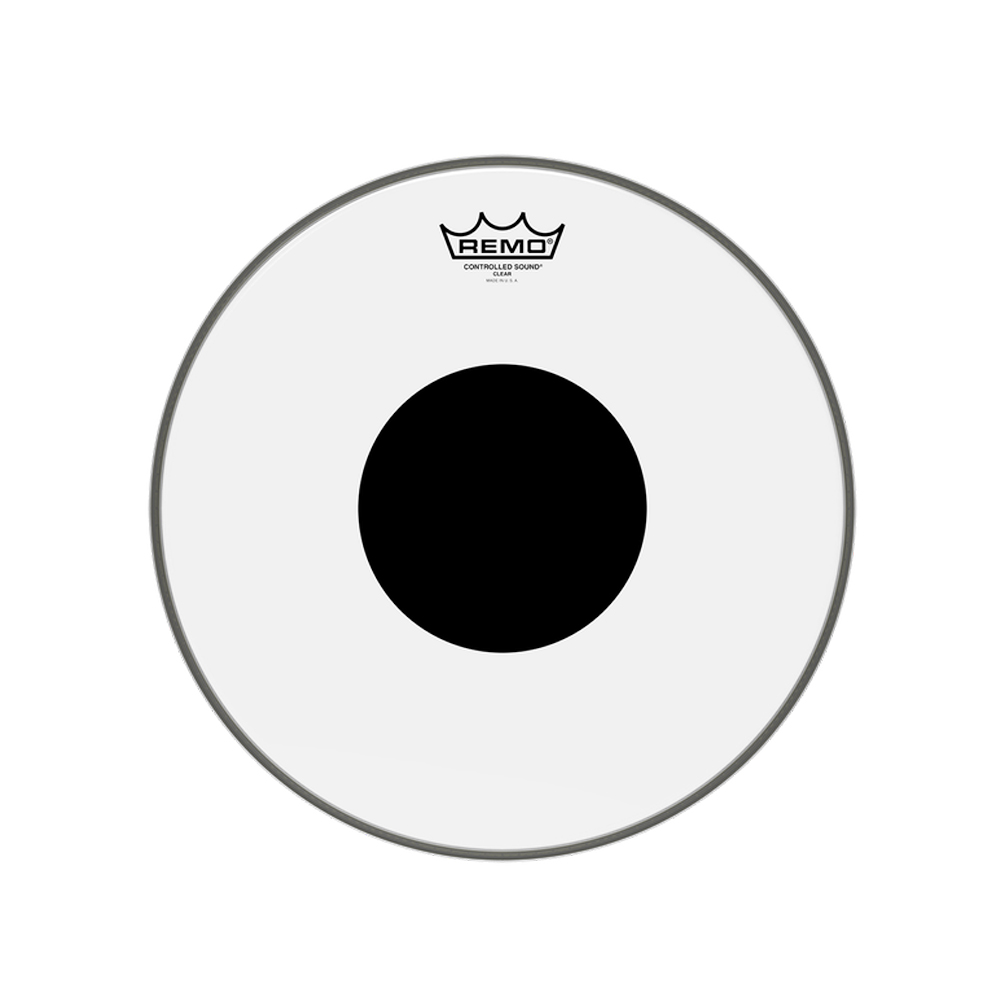 Remo Controlled Sound Clear Black Dot 클리어 드럼 헤드  10~18" (탐탐,플로어탐,단피)