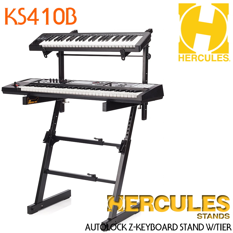 Hercules 키보드 스탠드 KS410B  (AUTOLOCK Z keyboard stand w/ Tier )