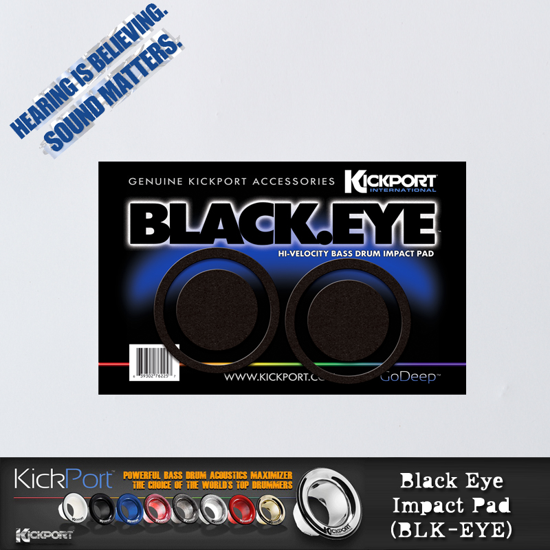 [★드럼채널★] Black eye impact pad (베이스패치/임팩트패드) /KickPort/킥포트/BLK-EYE