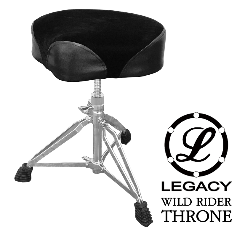 [★드럼채널★] Legacy Wild Rider Throne T-1 (오토바이형/스크류) / 드럼의자/ T-1
