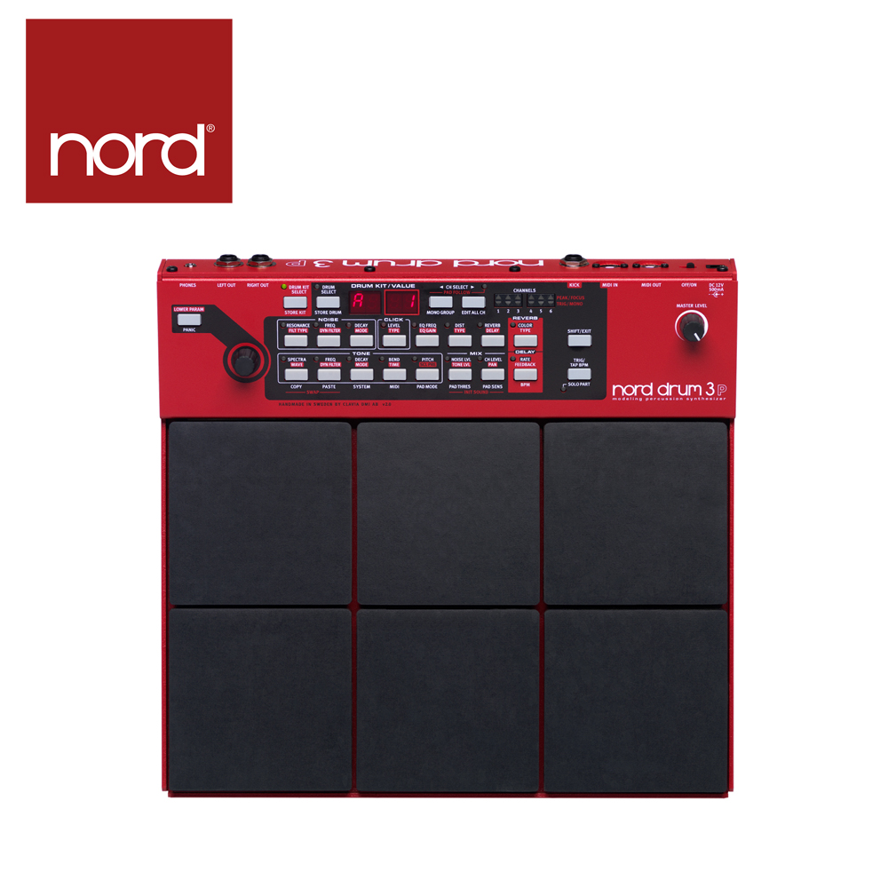 Nord 노드 드럼 3P 모델링 퍼커션 신시사이저 (Nord Drum 3P)