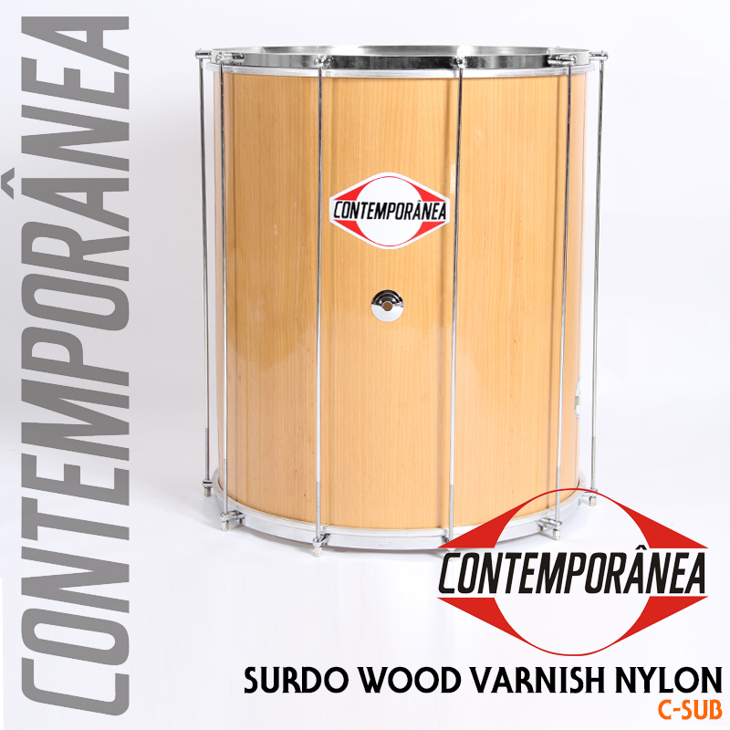 [★드럼채널★] Contemporanea Surdo Wood Varnish (Nylon Head, 3가지 사이즈) / 서도 / 수르도 /