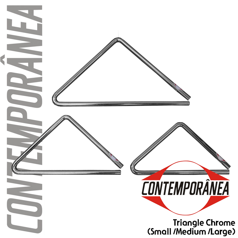 [★드럼채널★] Contemporanea Triangle Chrome 3가지 사이즈 / 트라이앵글 / C-TR01,C-TR02,C-TR03