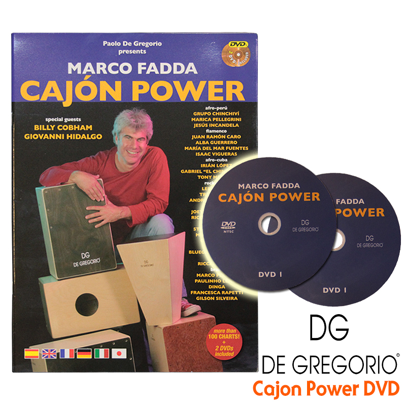 DeGregorio "Cajon Power" 카혼 교본! 탄탄한 기본기부터 다양한 응용까지!
