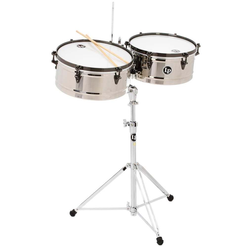 LP LP1415-EC Steel Black Nickel Hardware E-Class Timbales