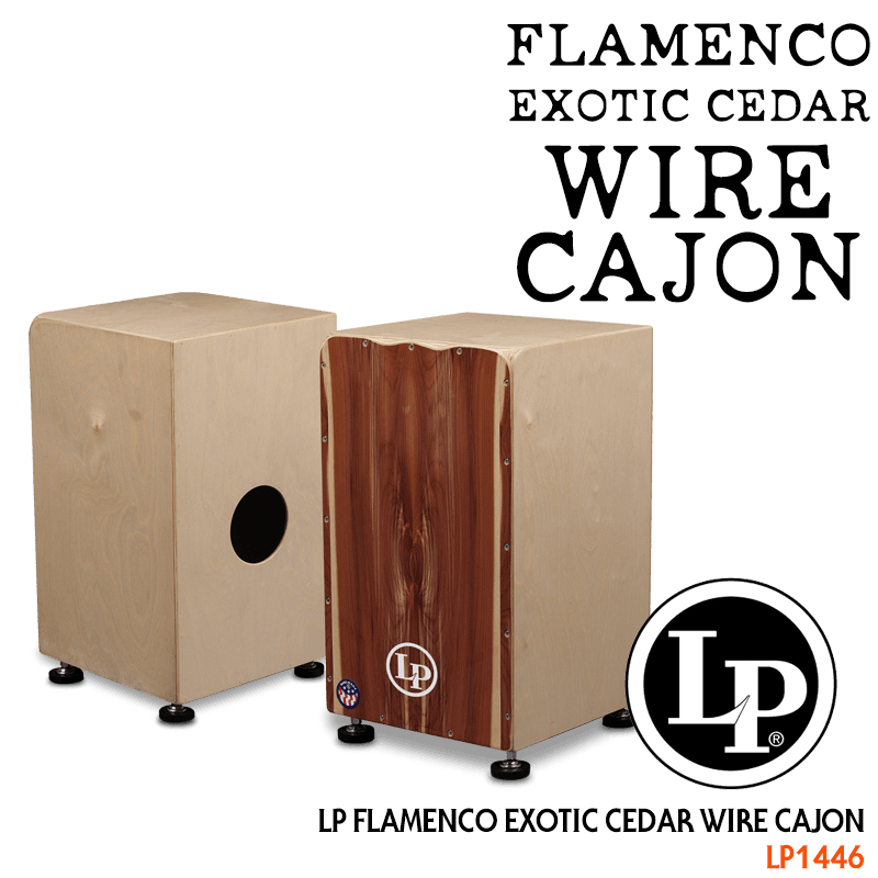 [★드럼채널★] LP Flamenco Exotic Cedar Wire Cajon  / LP1446