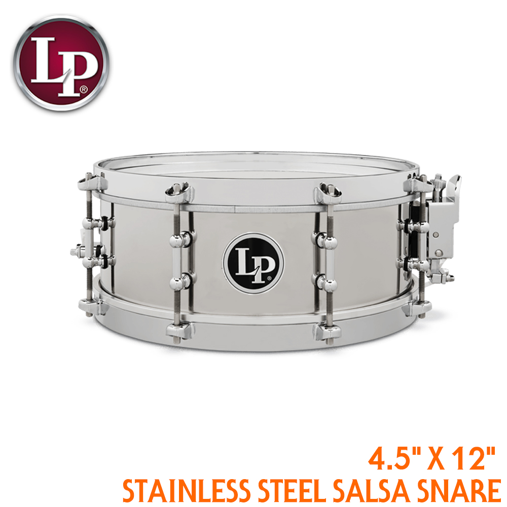 [★드럼채널★] LP Stainless Steel Salsa Snare 12x4.5" (살사 스네어) /LP4512-S