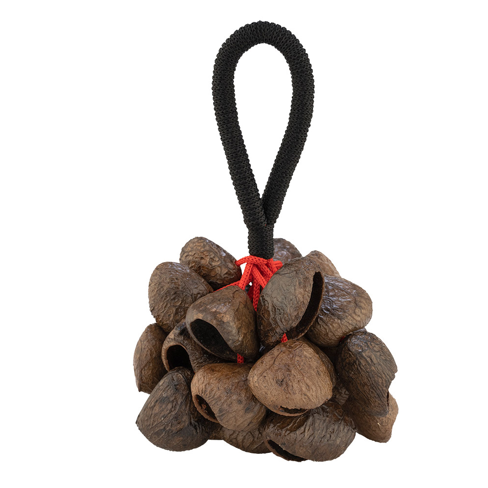 Pearl Pangi Nut Shaker with Rope Handle (열매 셰이커,PBPGRH14)