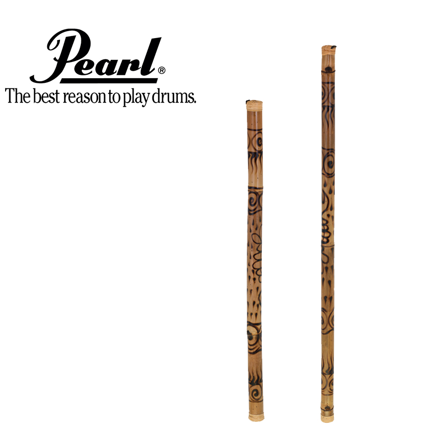Pearl 펄 대나무 레인스틱 사이즈 2종 리듬 워터 피니쉬 (Rhythm Water Finish,Bamboo Rainsticks,PBRSP)