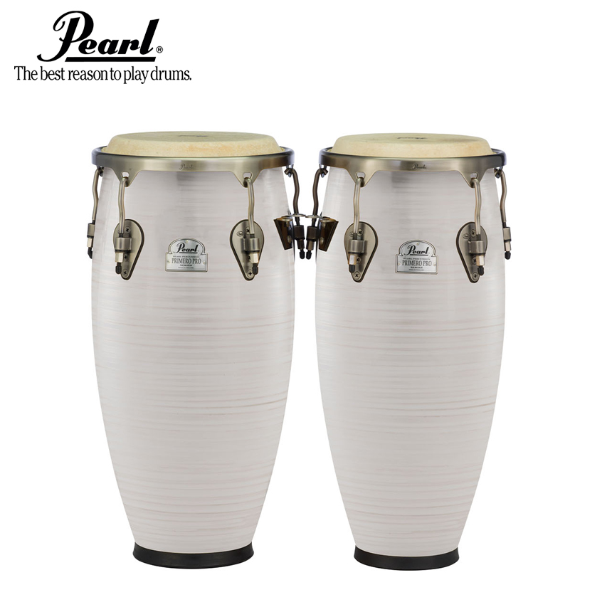 Pearl 펄 프리메로 프로 파이버 글래스 콩가 세트 10+11 (#187 Silver White Swirl,PFC-202DX-187)