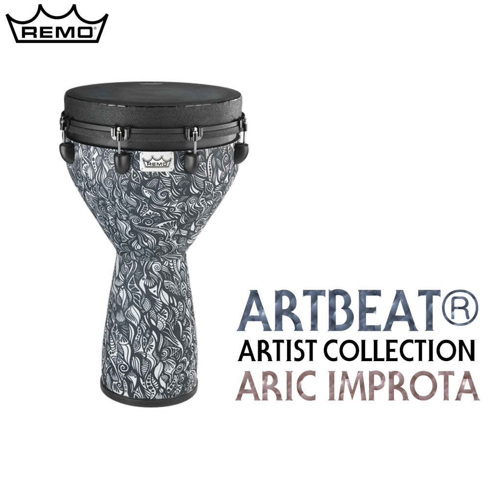 [★드럼채널★] Remo ARTBEAT® Artist Collection - ARIC IMPROTA (14" 젬베/젬베이)