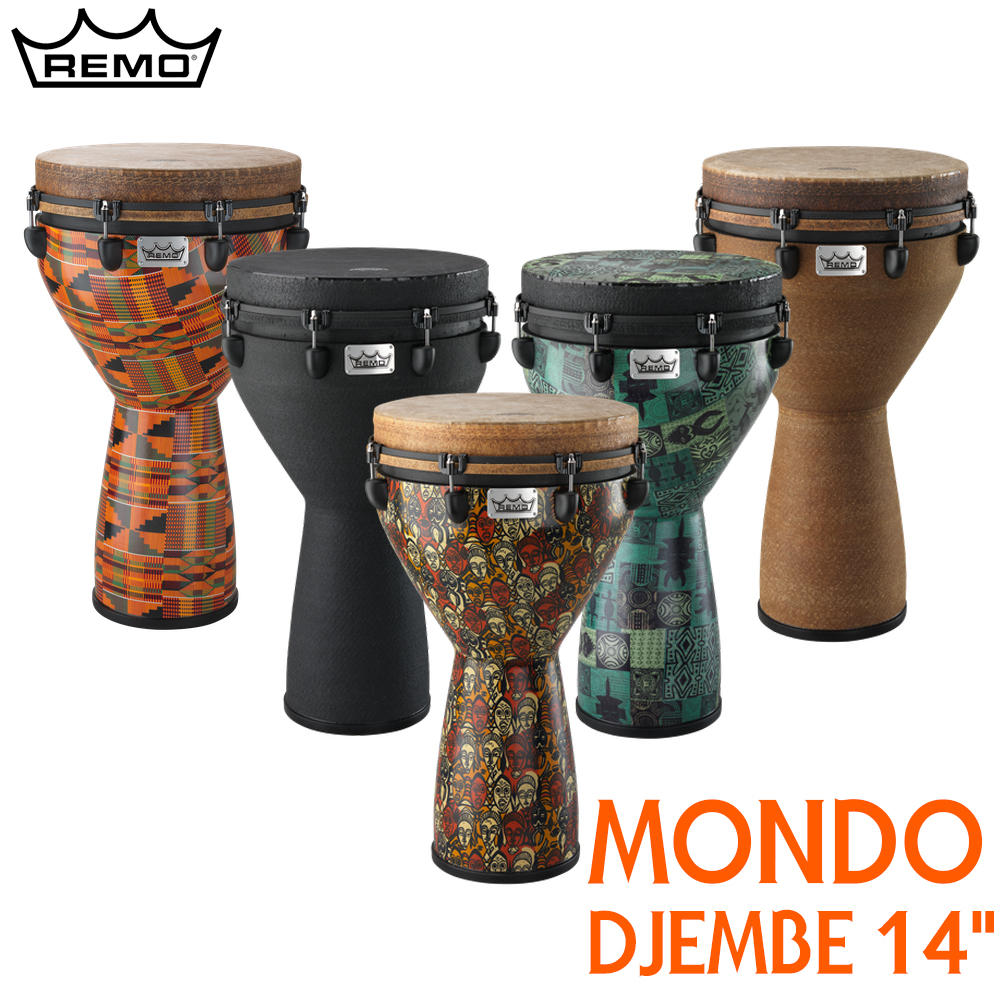 [★드럼채널★] Remo Mondo Djembe 14" (젬베,키튠방식 / 8종) /DJ-0014 /DJ0014