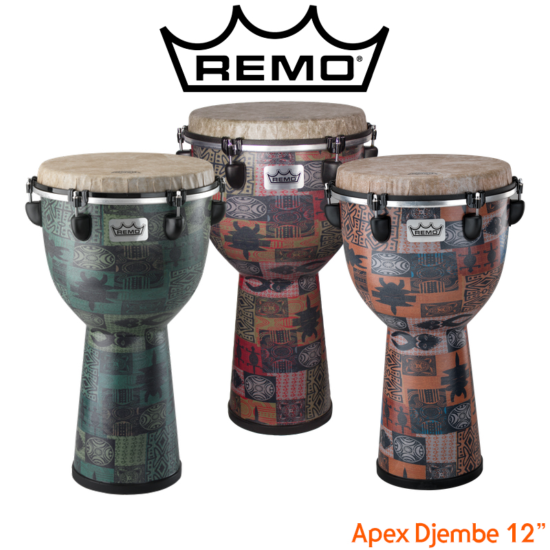 [★드럼채널★] Remo Apex Djembe 12" (키튠방식 / 3종) /DJ-6112 /DJ6112