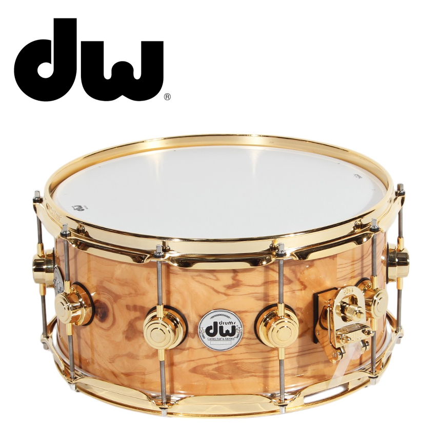 DW 스네어 컬렉터즈 메이플 스네어 14x6.5 (Olive Ash Burl, DREX6514SSG-OAB)