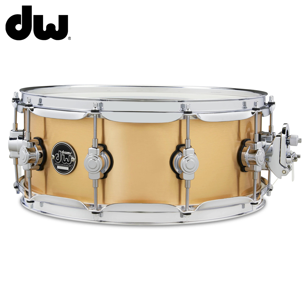 DW 퍼포먼스 폴리쉬드 브라스 스네어 드럼 14x5.5 Performance Polished Brass Snare Drum (DRPM5514SSBP)