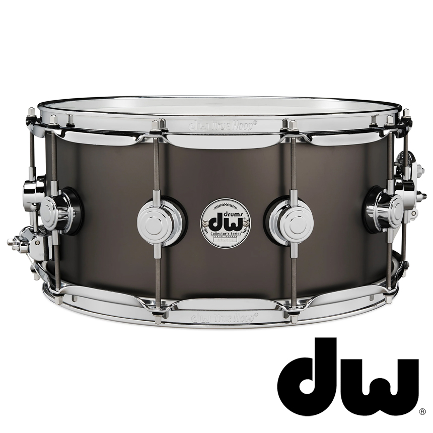 DW 스네어 컬렉터즈 사틴 블랙 오버 브라스 14x6.5 (DRVD6514SVCBK)
