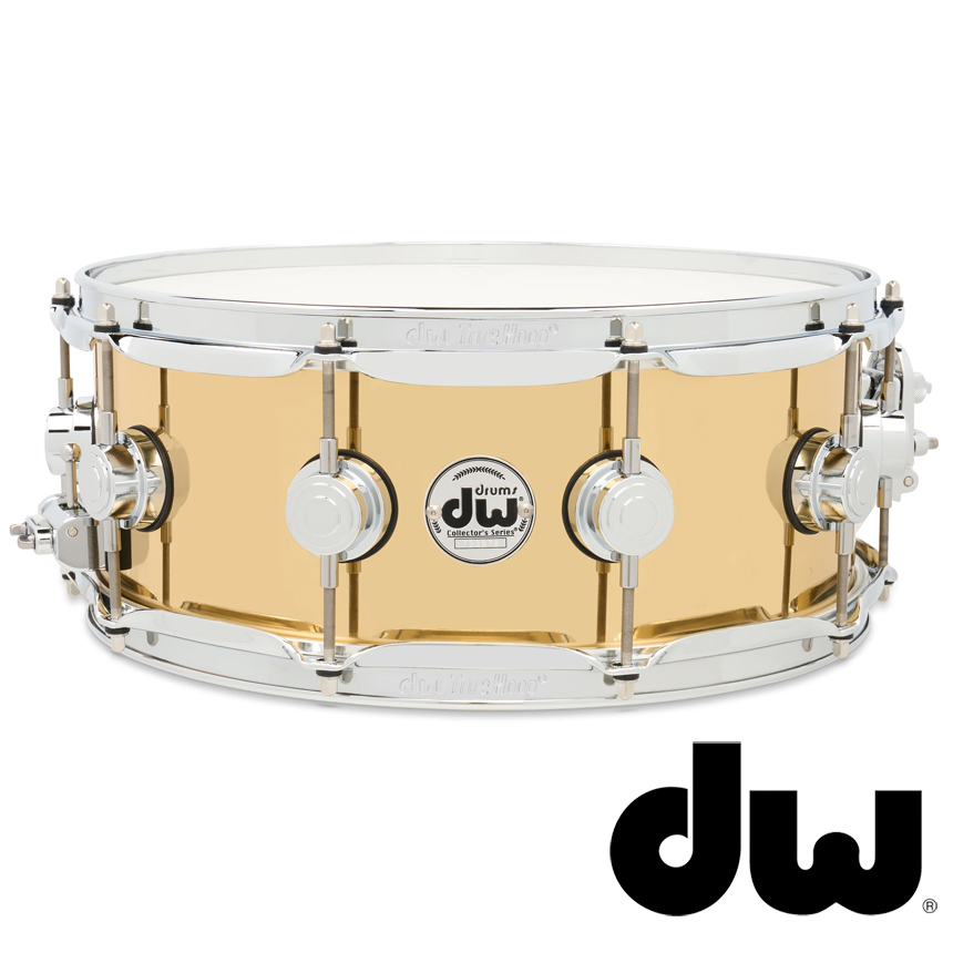 DW 스네어 컬렉터즈 폴리쉬드 브라스 14x5.5 (DRVN5514SPC)