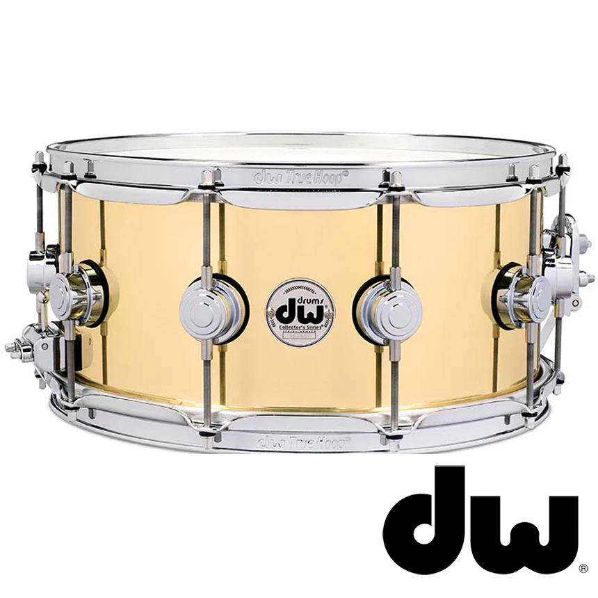 DW 스네어 컬렉터즈 폴리쉬드 브라스 14x6.5 (DRVN6514SPC)